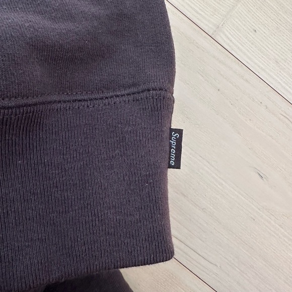 Supreme small box crewneck sweatshirts dark brown size S - Picture 7 of 7